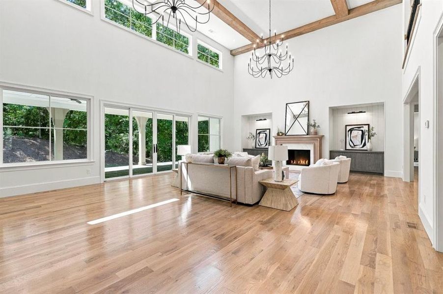 Furnished interior view inside a new home in , Roswell (Image 66).