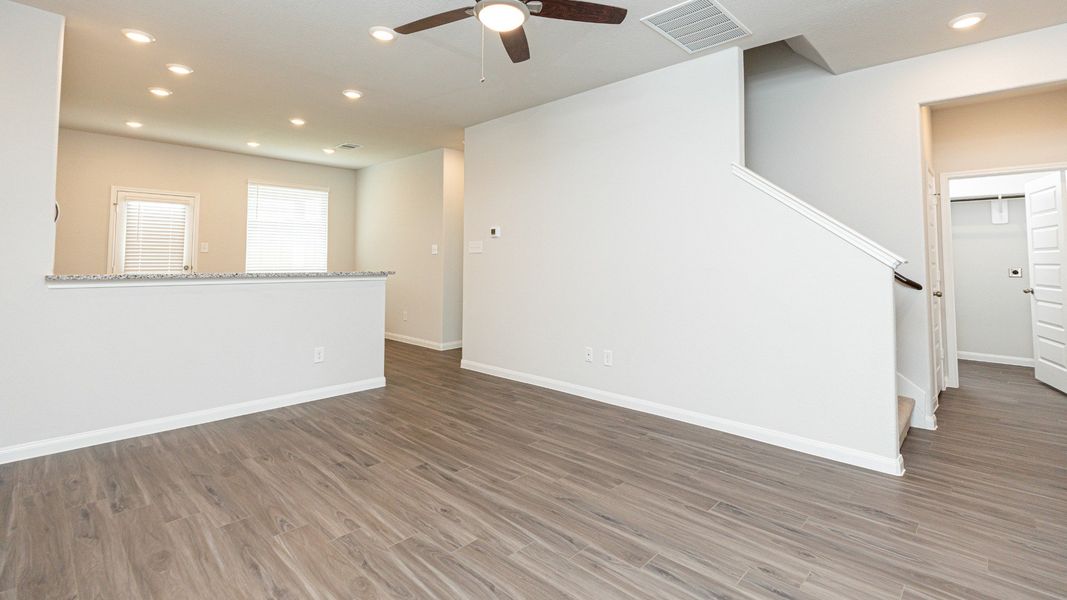 Family Room to Kitchen