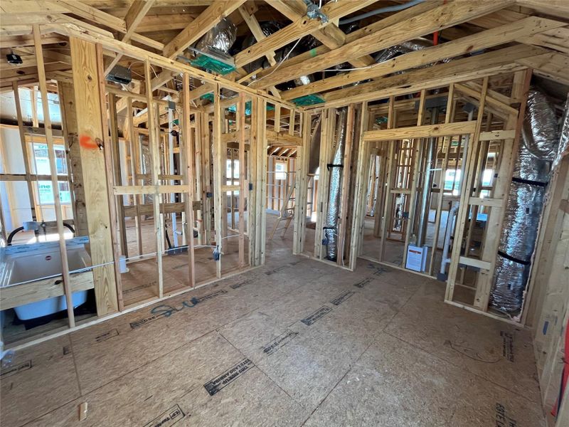 Spacious, unfurnished interior of a new home in The Homestead at Lariat, Liberty Hill (Image 13). Spacious, unfurnished interior of a new home in The Homestead at Lariat, Liberty Hill (Image 13).