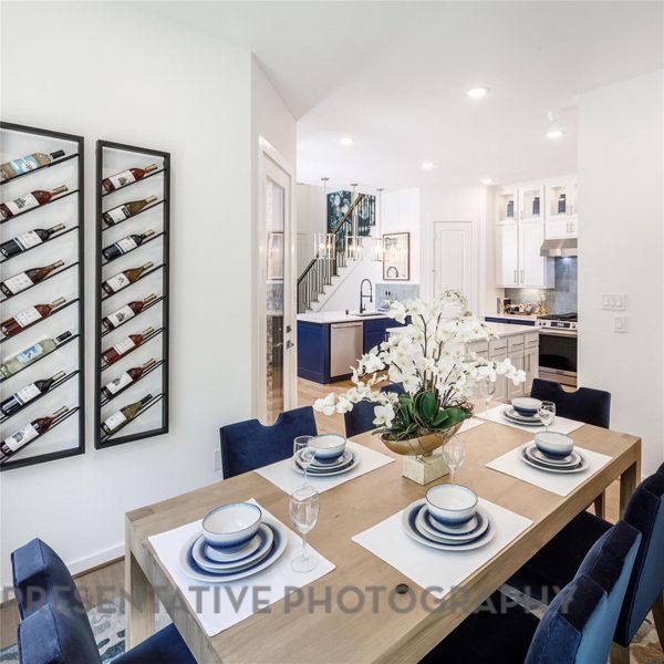 Furnished interior view inside a new home in Bridgeland Central: The Villas, Cypress (Image 25). Furnished interior view inside a new home in Bridgeland Central: The Villas, Cypress (Image 25).