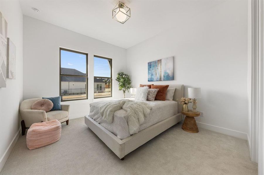 Furnished interior view inside a new home in , Prosper (Image 20).