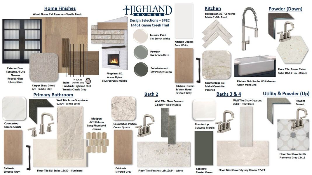 Sample of building materials used in homes in Walsh, Aledo (Image 37).