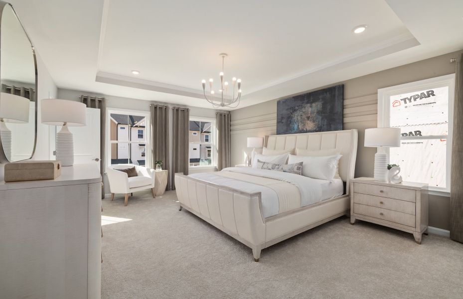 Representative furnished interior of a home built from the Sedona by Pulte Homes in Mailman Post, Knightdale (Image 3).