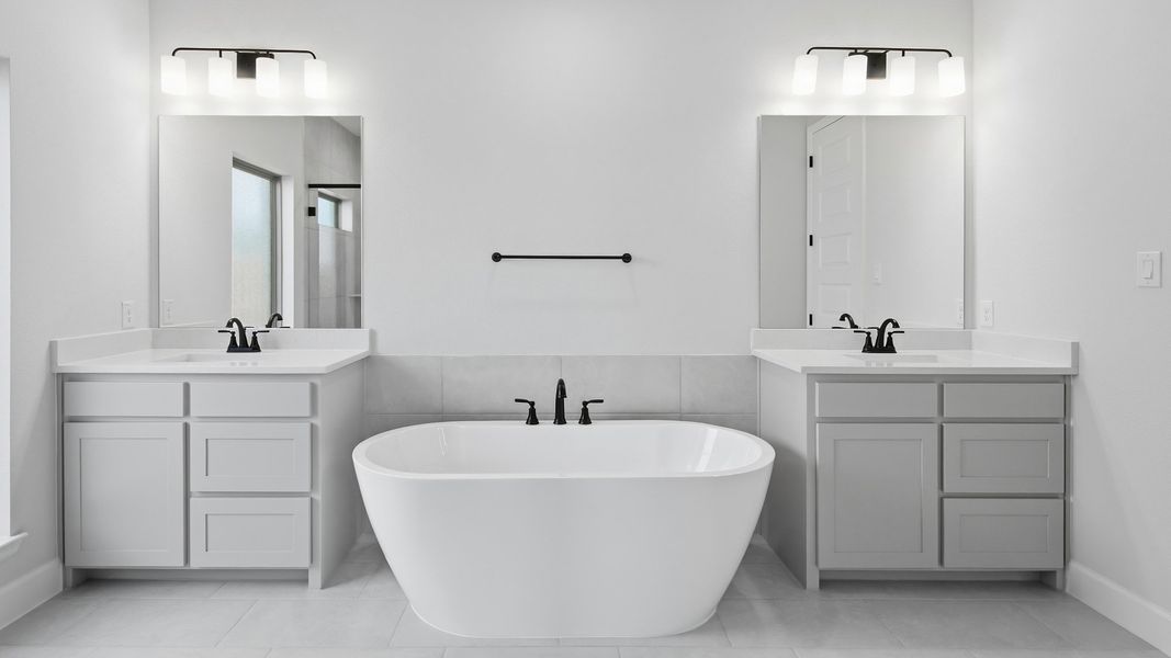 Furnished interior view inside a new home in Eliana, McKinney (Image 13).