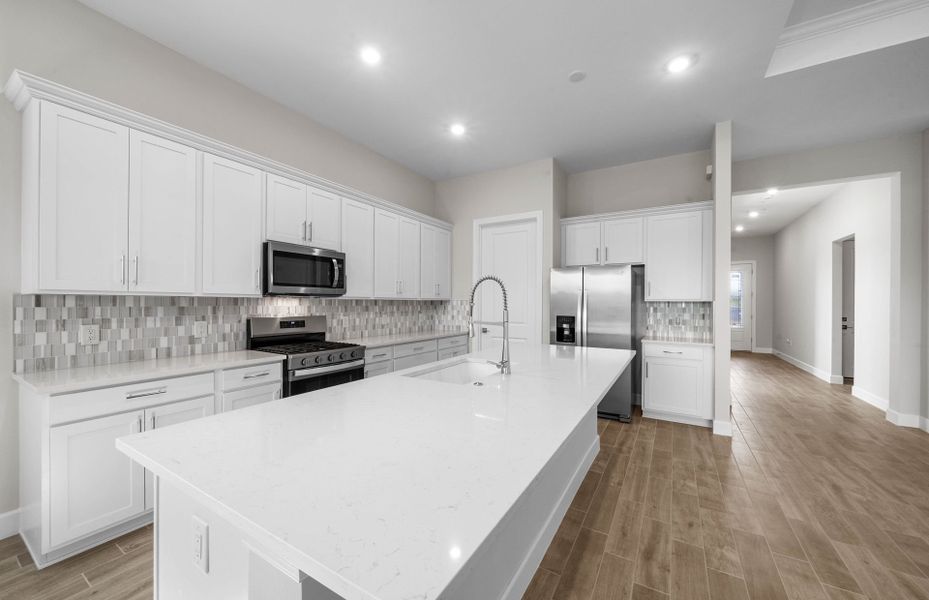 Furnished interior view inside a new home in Del Webb Oak Creek, North Fort Myers (Image 15).