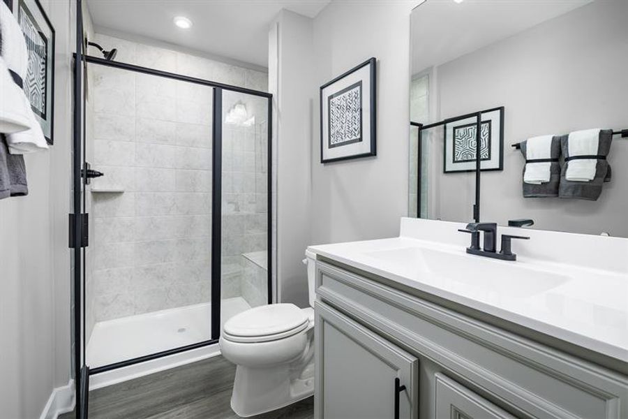 Representative furnished interior of a home built from the Roxbury by Ryan Homes in Cannon Run, Concord (Image 17).