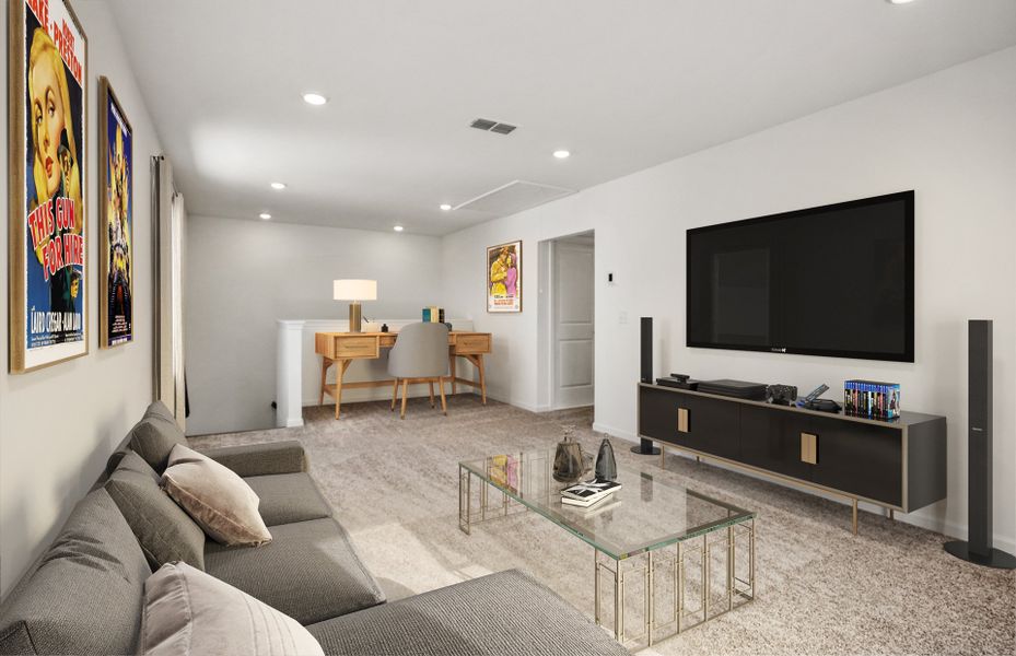 Furnished interior view inside a new home in Carriage Estates, Lexington (Image 9).