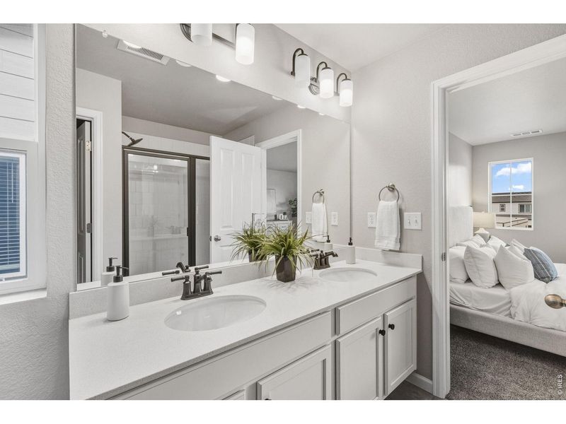 Furnished interior view inside a new home in Spring Valley, Longmont (Image 15).