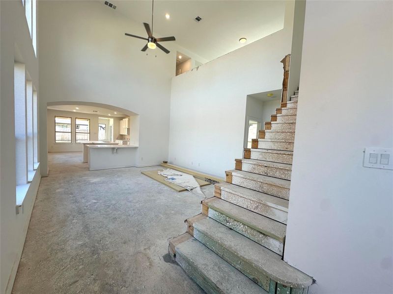 In-progress construction of a new home in Brookewater, Rosenberg, TX (Image 19).