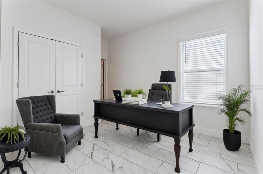 Furnished interior view inside a new home in Villa Pass, Mascotte (Image 8). Furnished interior view inside a new home in Villa Pass, Mascotte (Image 8).