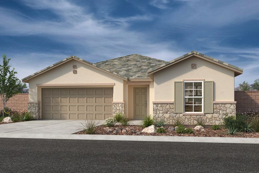 Exterior C with optional stone