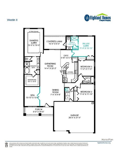 Westin II - Home Layout Westin II - Home Layout