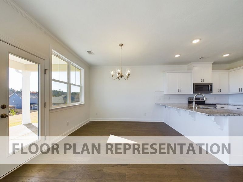 Cafe and Kitchen Floorplan Representation Photo | The 2078 Plan