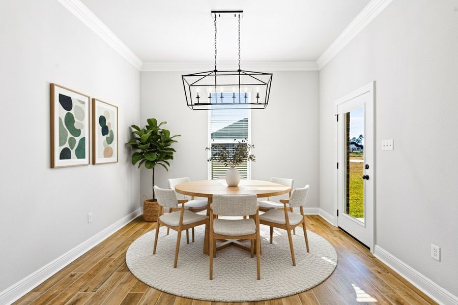 Front exterior of a new home in Natureview, Freeport, FL, highlighting curb appeal (Image 2).