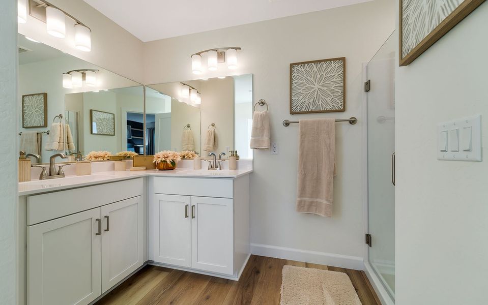 Representative furnished interior of a home built from the Comal by CastleRock Communities in Perkinsville, Chino Valley (Image 21). Representative furnished interior of a home built from the Comal by CastleRock Communities in Perkinsville, Chino Valley (Image 21).