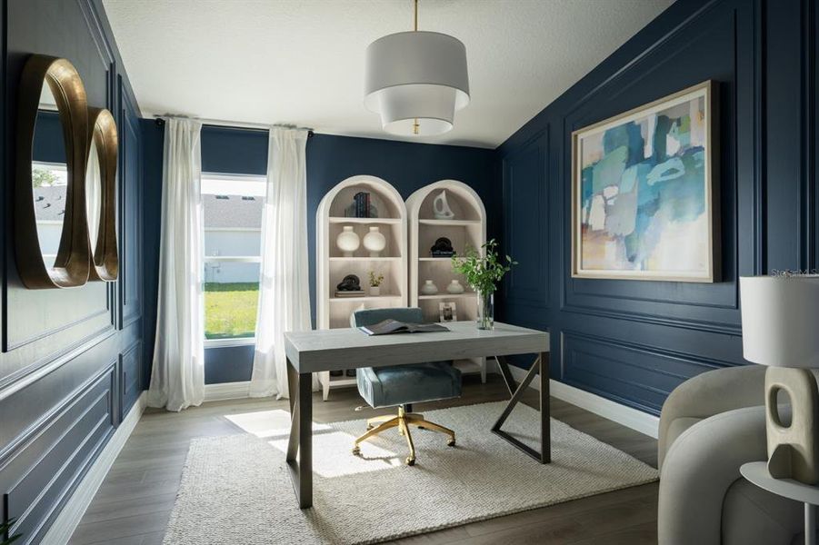 Furnished interior view inside a new home in Cherrywood Preserve, Ocala (Image 6).