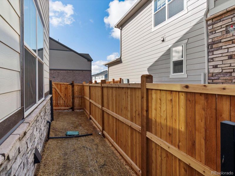 Front exterior of a new home in Horizon Uptown: The Mountain Collection, Aurora, CO, highlighting curb appeal (Image 20). Front exterior of a new home in Horizon Uptown: The Mountain Collection, Aurora, CO, highlighting curb appeal (Image 20).