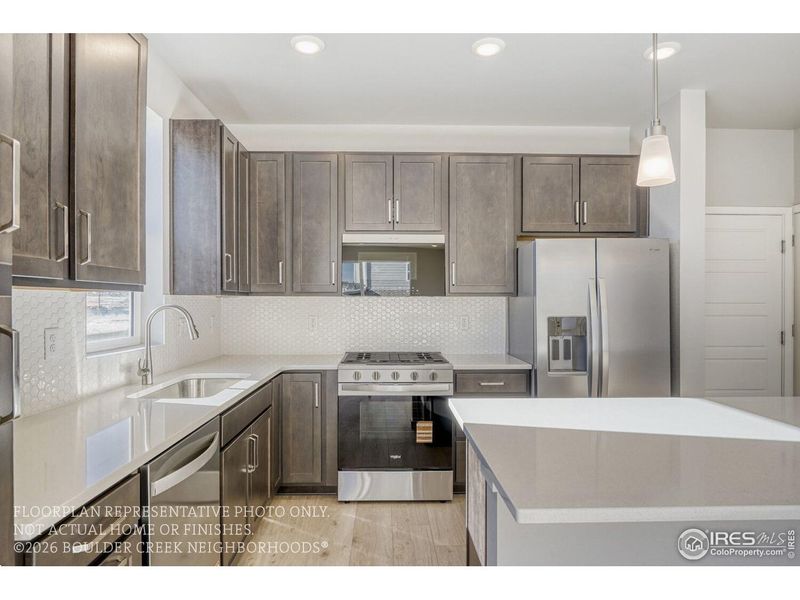 Furnished interior view inside a new home in Baseline, Broomfield (Image 8). Furnished interior view inside a new home in Baseline, Broomfield (Image 8).