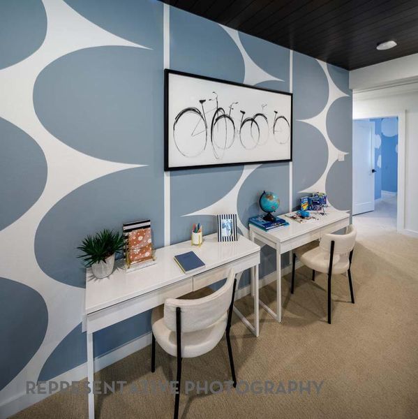 Furnished interior view inside a new home in Easton Park, Austin (Image 27).