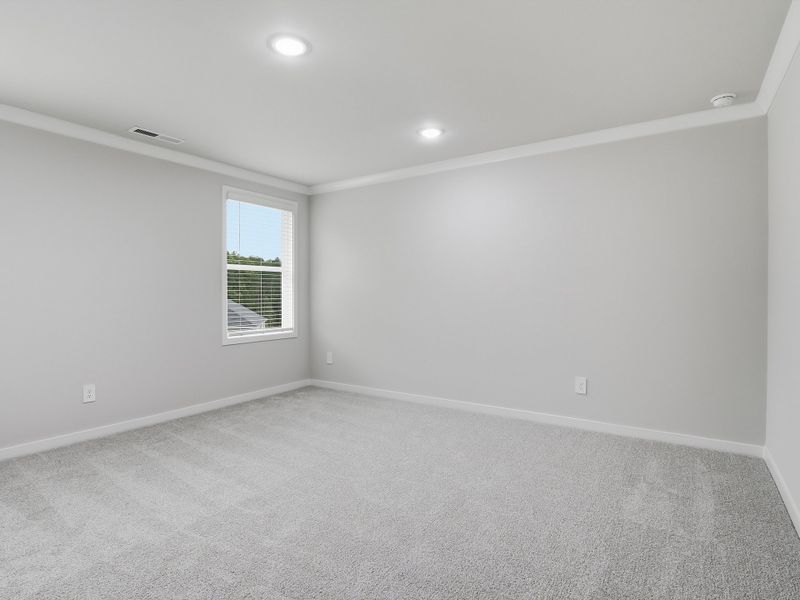 Spacious, unfurnished interior of a new home in Country Lane - Signature Series, Clayton (Image 16). Spacious, unfurnished interior of a new home in Country Lane - Signature Series, Clayton (Image 16).