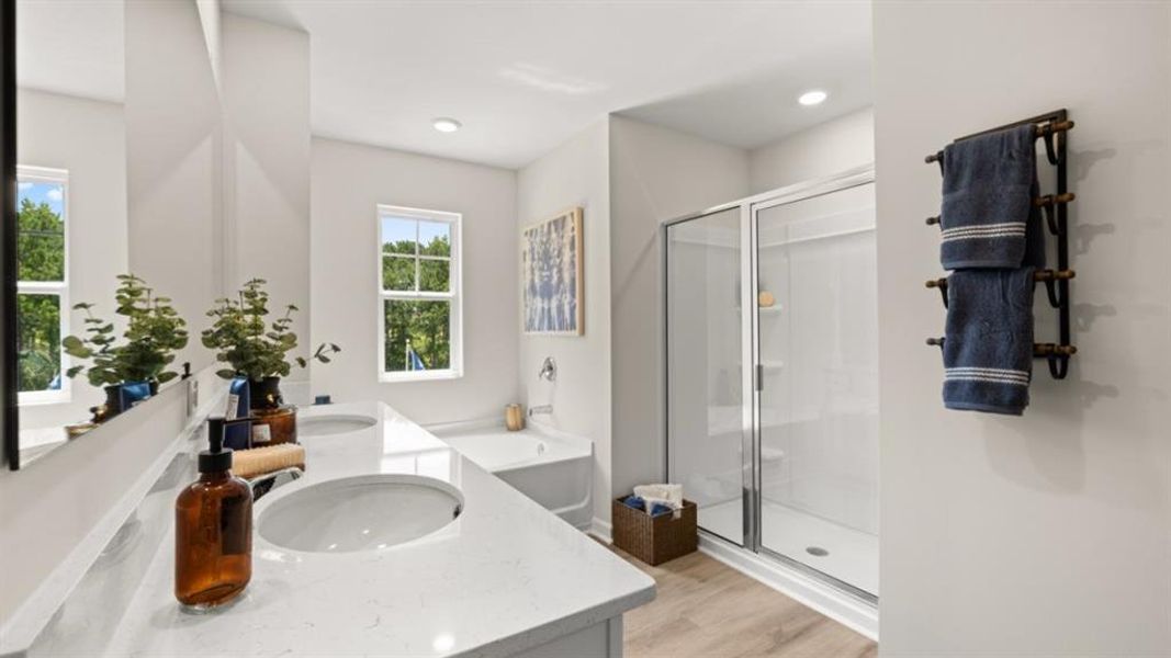 Furnished interior view inside a new home in Braselton Village, Braselton (Image 35). Furnished interior view inside a new home in Braselton Village, Braselton (Image 35).