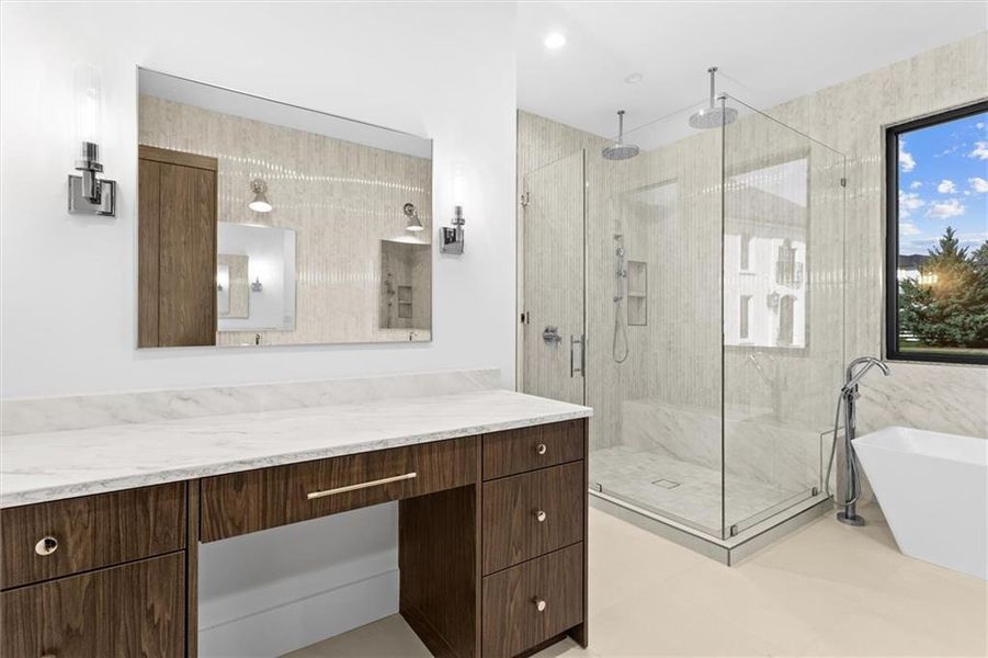 Furnished interior view inside a new home in , Sugar Hill (Image 45).