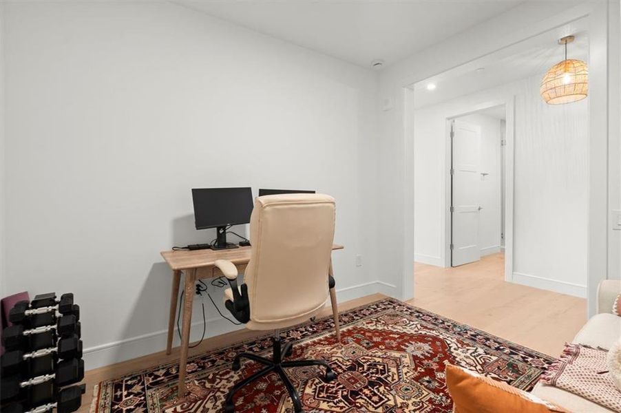 Furnished interior view inside a new home in The Dillon Buckhead, Atlanta (Image 38). Furnished interior view inside a new home in The Dillon Buckhead, Atlanta (Image 38).