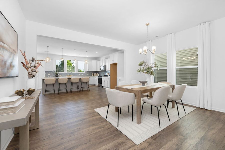 Representative furnished interior of a home built from the TA4000 by True Homes in Streamside, Red Cross (Image 6). Representative furnished interior of a home built from the TA4000 by True Homes in Streamside, Red Cross (Image 6).
