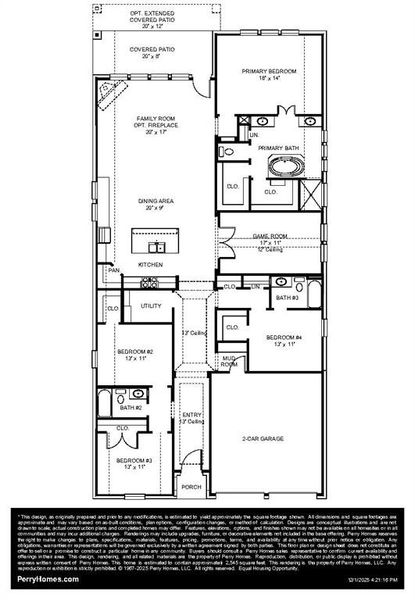 2D floor plan layout of this home in Hillstead, Lavon, TX (Image 3).