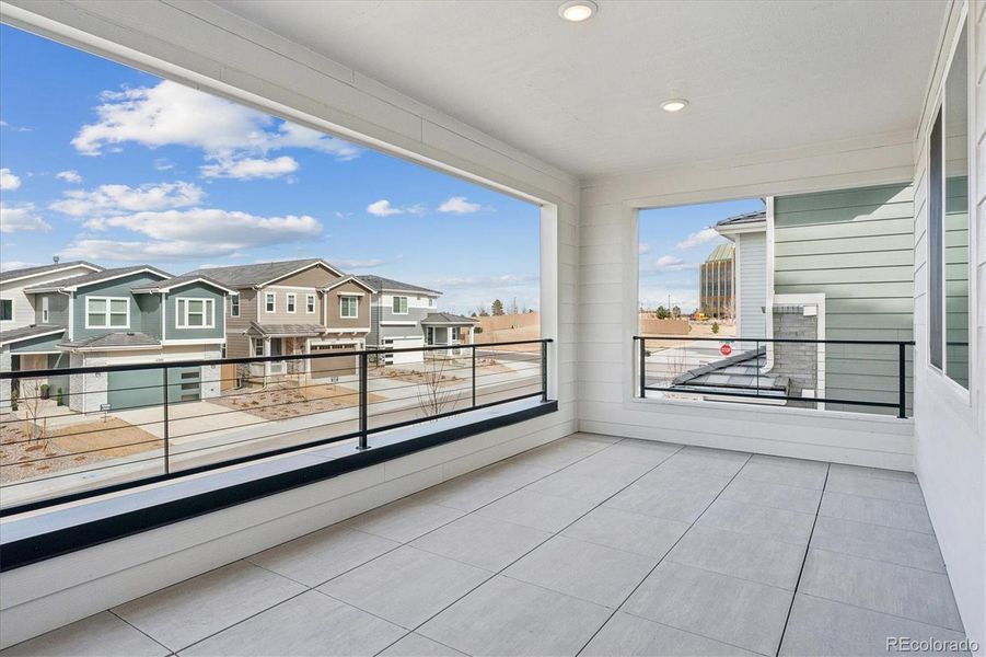 Exterior details and patio area of a home in The Summit at Meridian, Englewood (Image 2). Exterior details and patio area of a home in The Summit at Meridian, Englewood (Image 2).