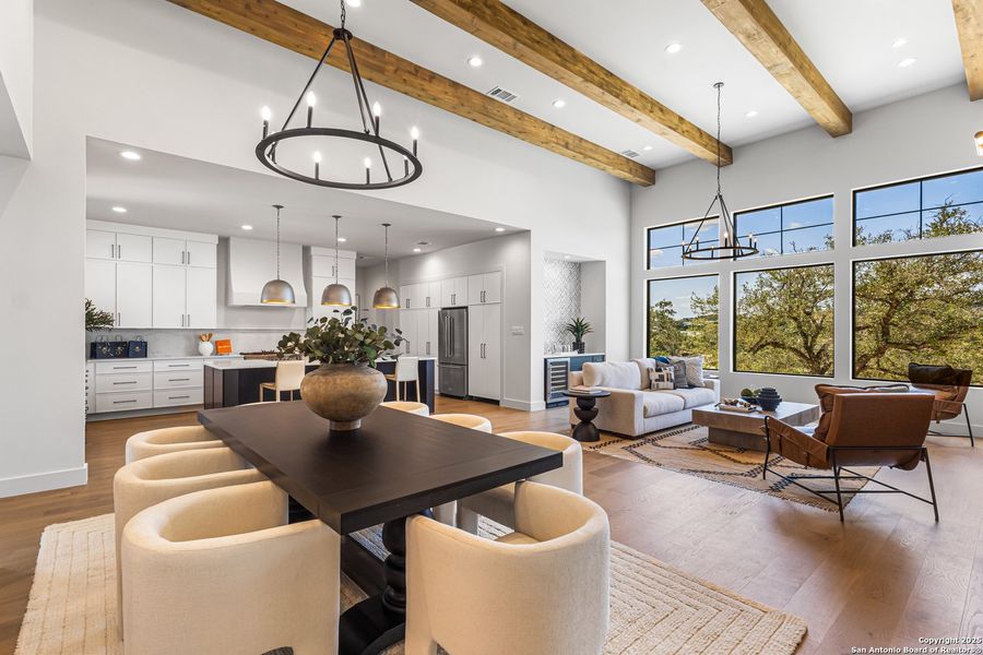 Furnished interior view inside a new home in , San Antonio (Image 30). Furnished interior view inside a new home in , San Antonio (Image 30).