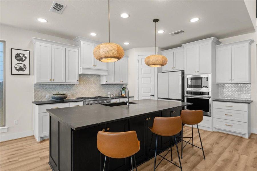 Furnished interior view inside a new home in Easton Park, Austin (Image 14).