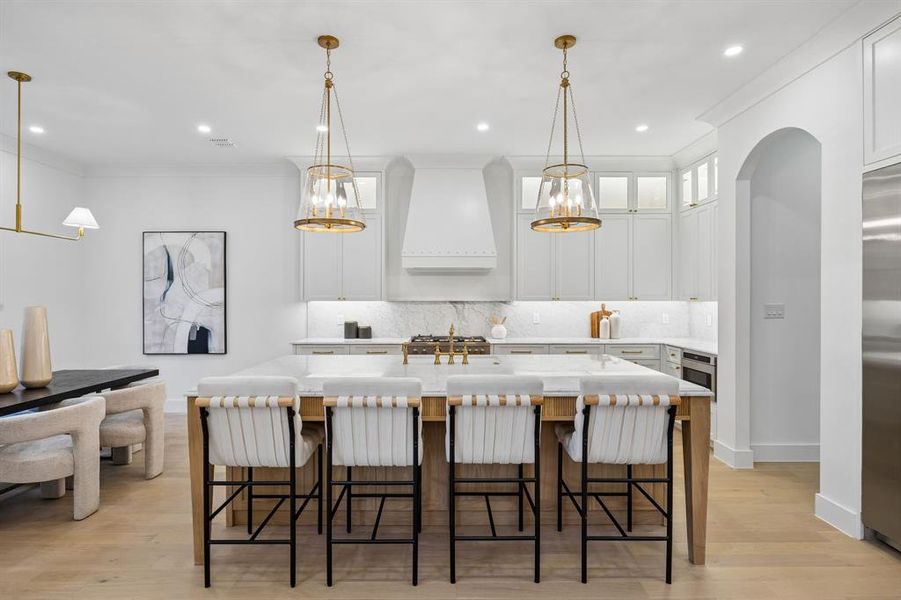 Furnished interior view inside a new home in , Dallas (Image 9).