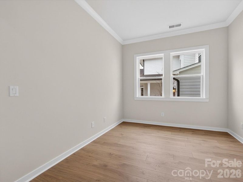 Spacious, unfurnished interior of a new home in North Creek Village, Huntersville (Image 26). Spacious, unfurnished interior of a new home in North Creek Village, Huntersville (Image 26).