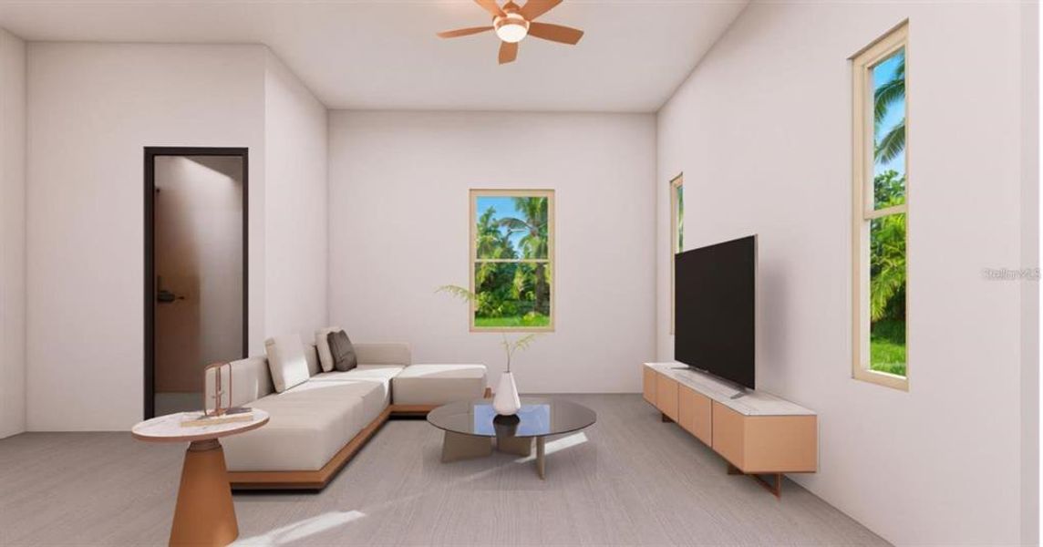 Furnished interior view inside a new home in , Port Charlotte (Image 6).