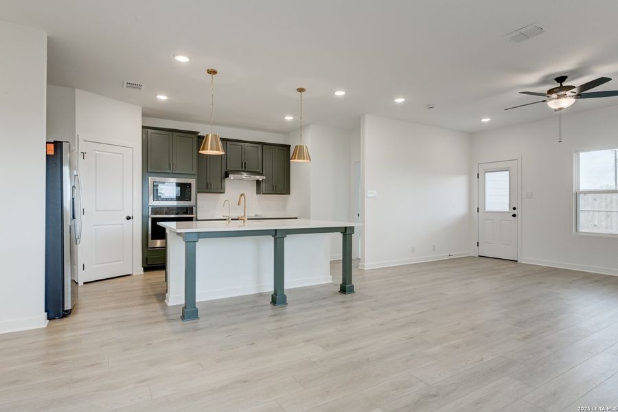Furnished interior view inside a new home in The Wilder, Adkins (Image 12).