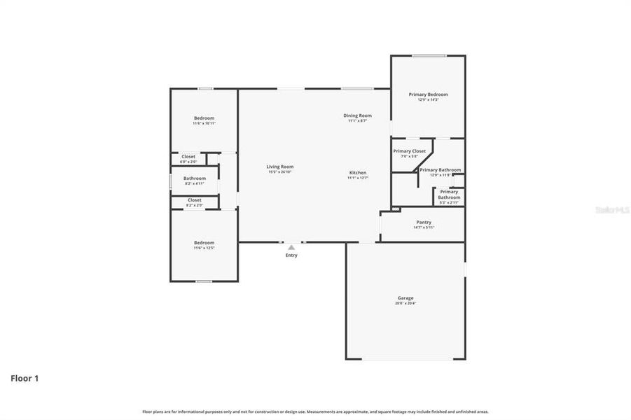 2D floor plan layout of this home in , Ocala, FL (Image 5).