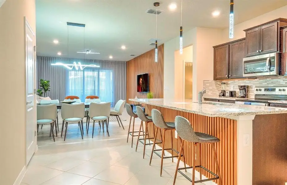 Furnished interior view inside a new home in , Clermont (Image 4).