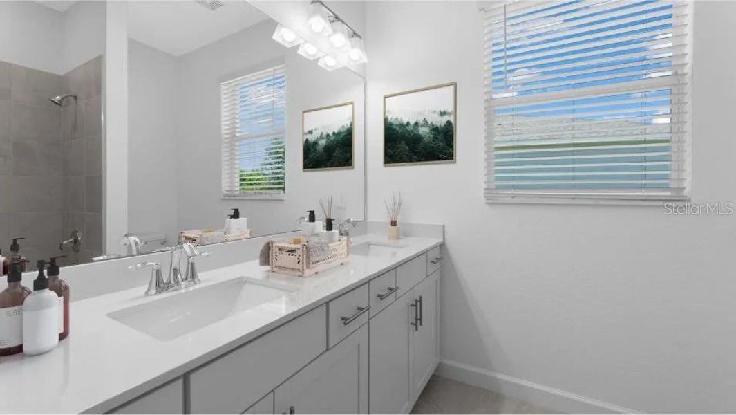 Furnished interior view inside a new home in Rye Ranch, Parrish (Image 13).