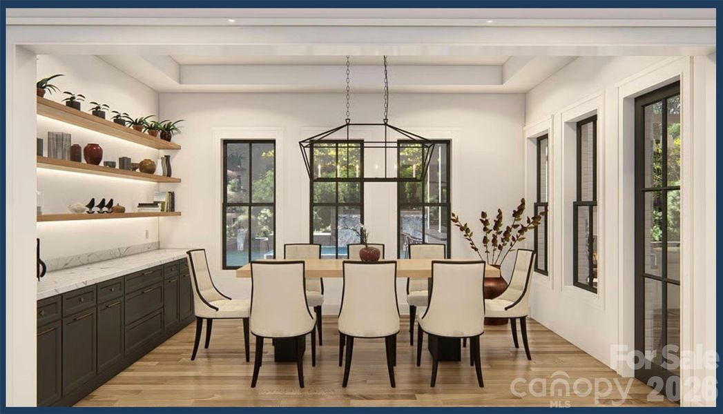 Furnished interior view inside a new home in , Marshville (Image 9).