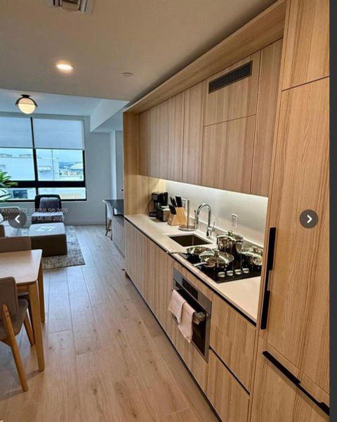 Furnished interior view inside a new home in , Miami (Image 15). Furnished interior view inside a new home in , Miami (Image 15).