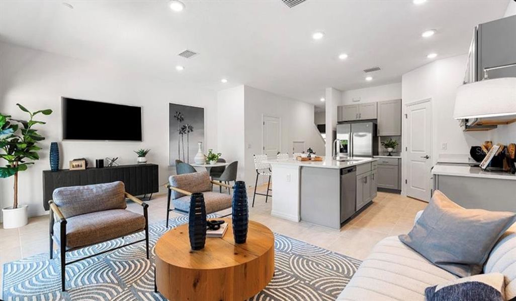 Living Room- Builder photo