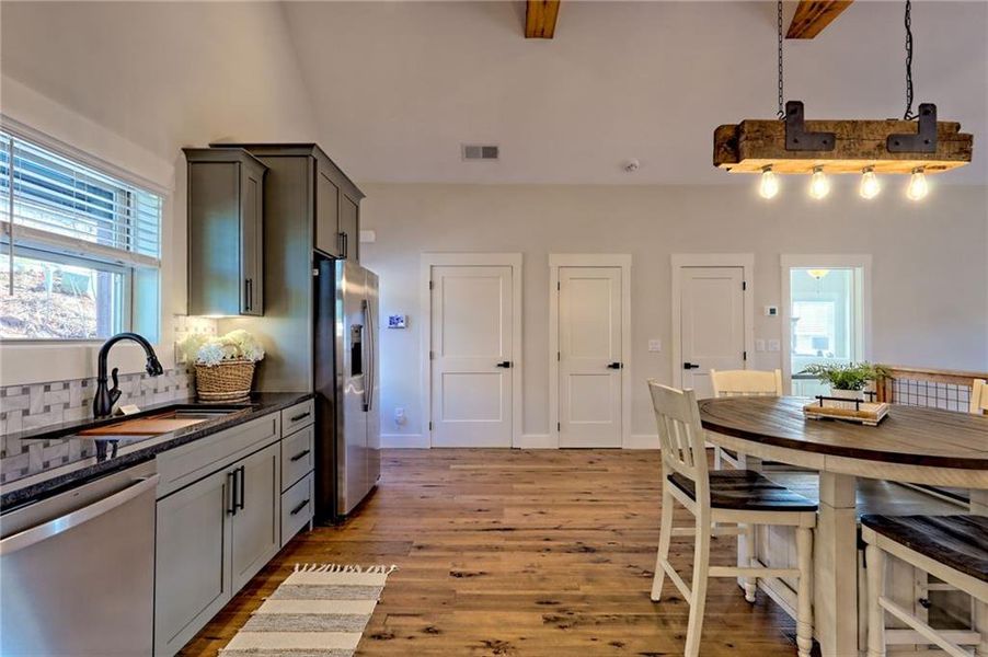 Furnished interior view inside a new home in , Hiawassee (Image 39).