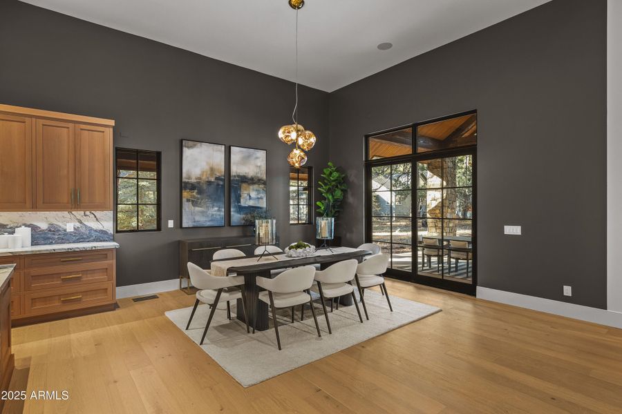 Access to patio from dining Access to patio from dining