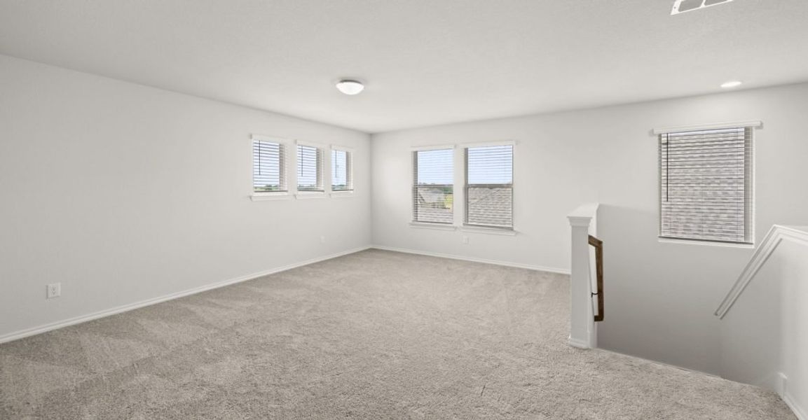 Representative exterior photo of a completed home built from the Oliver by Impression Homes in Redden Farms, Midlothian, TX (Image 15). Representative exterior photo of a completed home built from the Oliver by Impression Homes in Redden Farms, Midlothian, TX (Image 15).