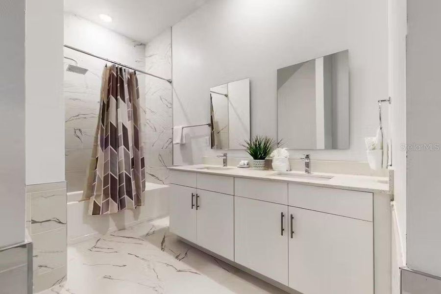 Furnished interior view inside a new home in , Davenport (Image 5).