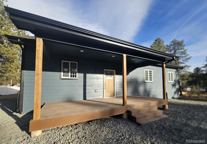 Covered Front Porch 8ft x 23ft