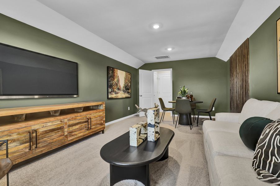 Furnished interior view inside a new home in Citadel Point at Southbridge, Sneads Ferry (Image 24).