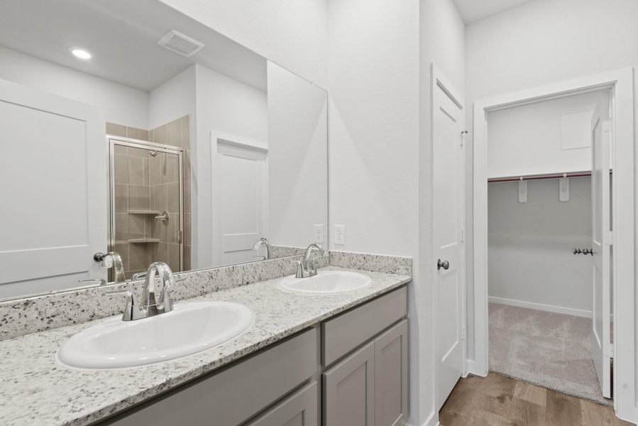 Furnished interior view inside a new home in Barrett Crossing, Crosby (Image 9).