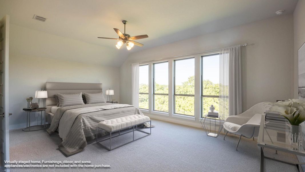 Furnished interior view inside a new home in Nolina 60', Georgetown (Image 8).